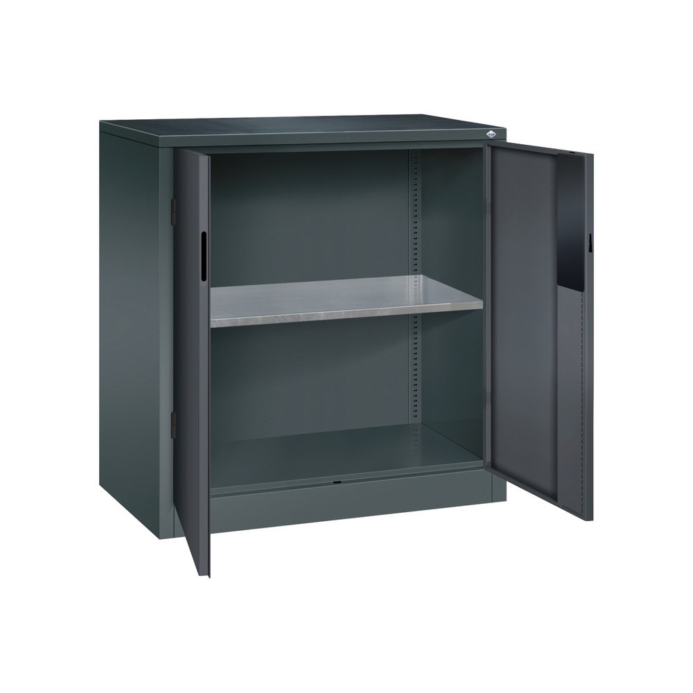 Produktabbildung Nr. 5: Armoire pour charges lourdes C+P avec 1 tablette, H x l x P 1 000 x 930 x 500 mm, gris anthracite, gris noir