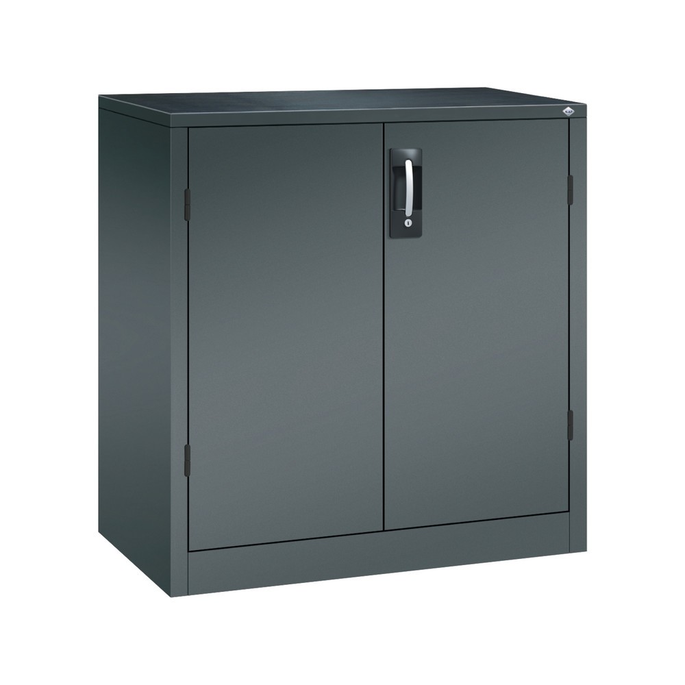 Illustration du produit: Armoire pour charges lourdes C+P avec 1 tablette, H x l x P 1 000 x 930 x 500 mm, gris anthracite, gris anthracite