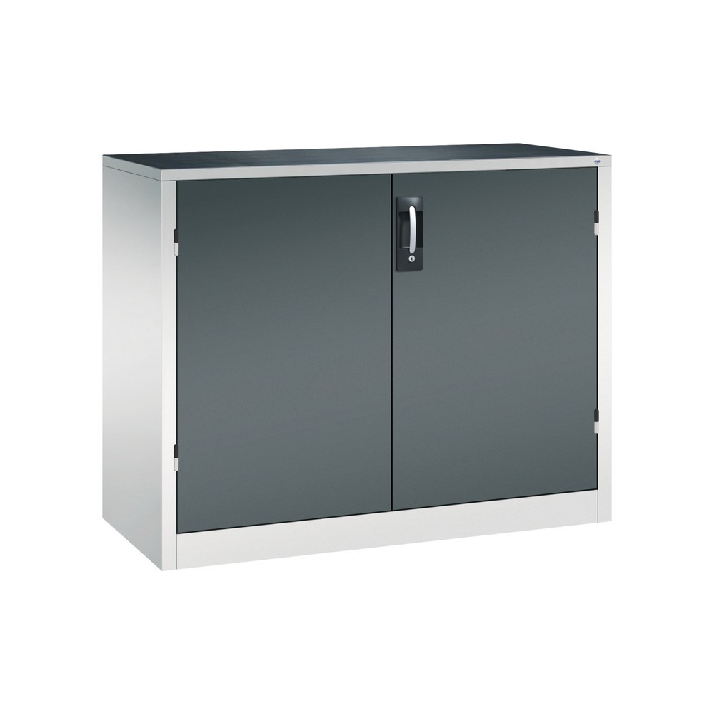 Produktabbildung Nr. 1: Armoire pour charges lourdes C+P avec 1 tablette, H x l x P 1 000 x 1 200 x 500 mm, gris clair, gris anthracite