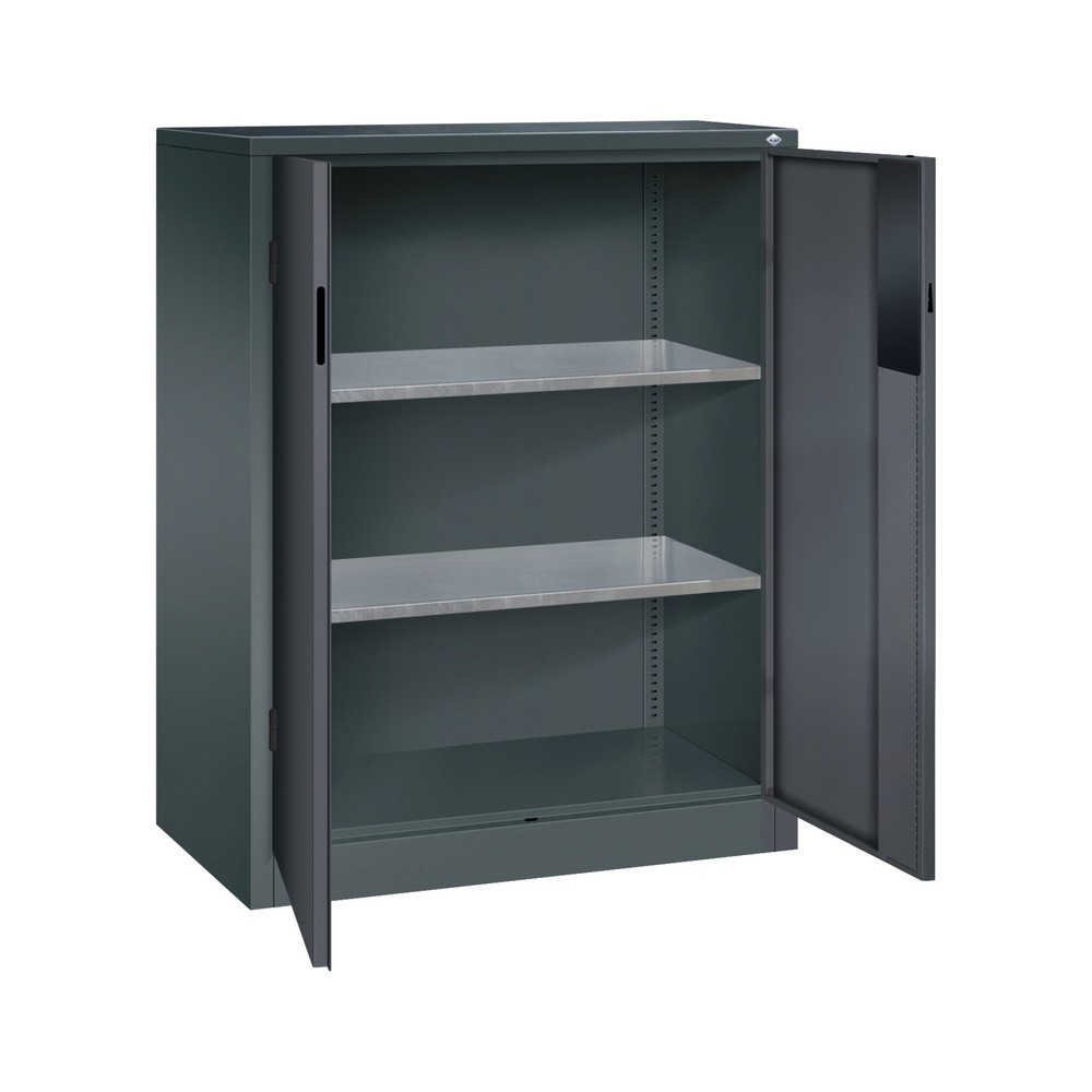 Produktabbildung Nr. 4: Armoire pour charges lourdes C+P avec 2 tablettes, H x l x P 1 200 x 930 x 500 mm, gris anthracite, gris noir