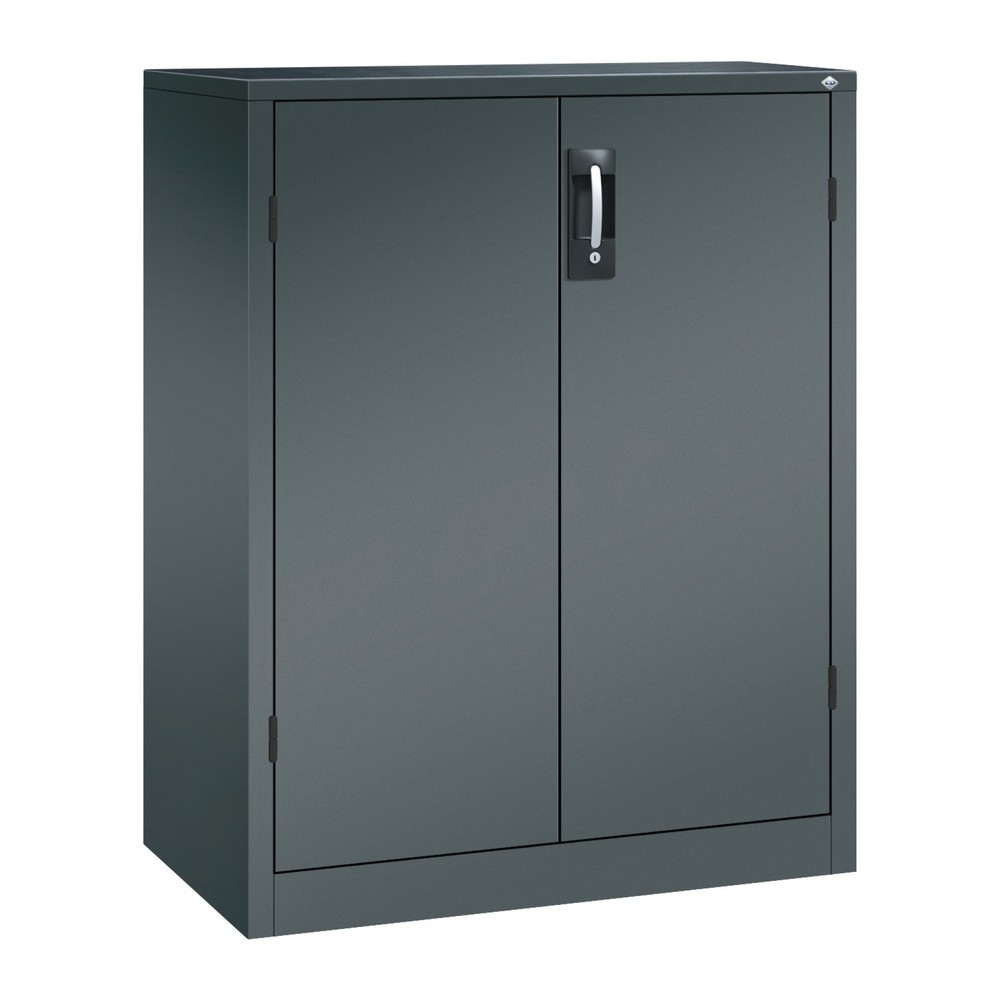 Illustration du produit: Armoire pour charges lourdes C+P avec 2 tablettes, H x l x P 1 200 x 930 x 500 mm, gris anthracite, gris anthracite