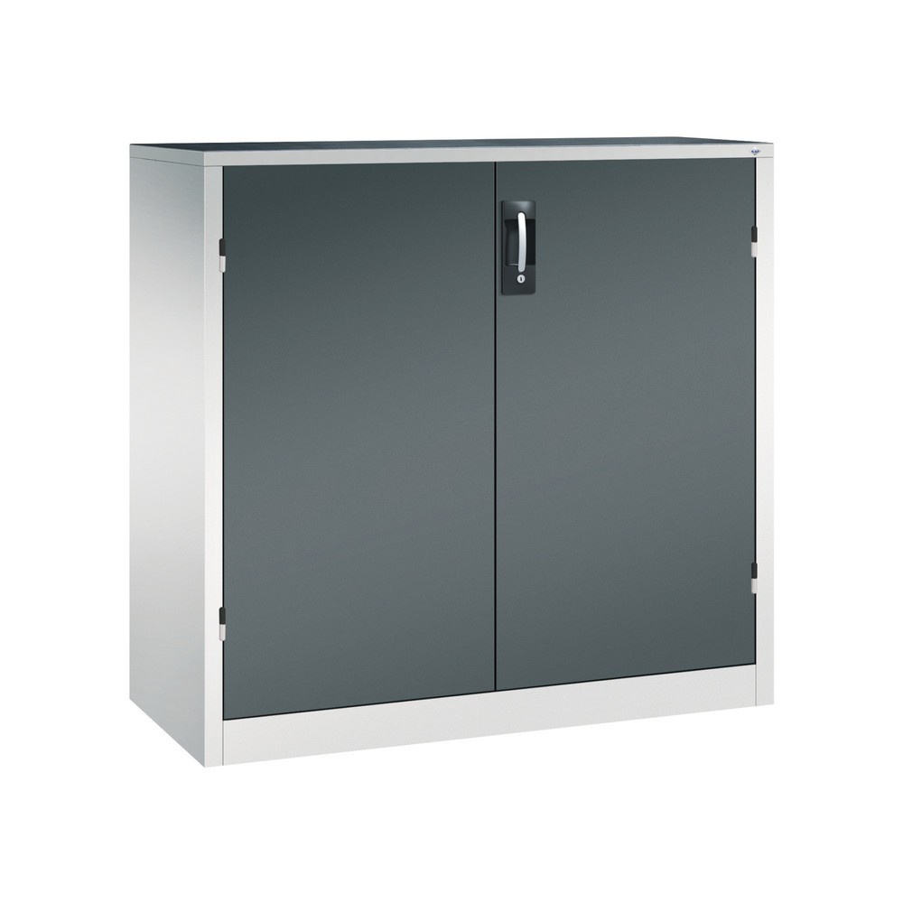 Produktabbildung Nr. 1: Armoire pour charges lourdes C+P avec 2 tablettes, H x l x P 1 200 x 1 200 x 500 mm, gris clair, gris anthracite