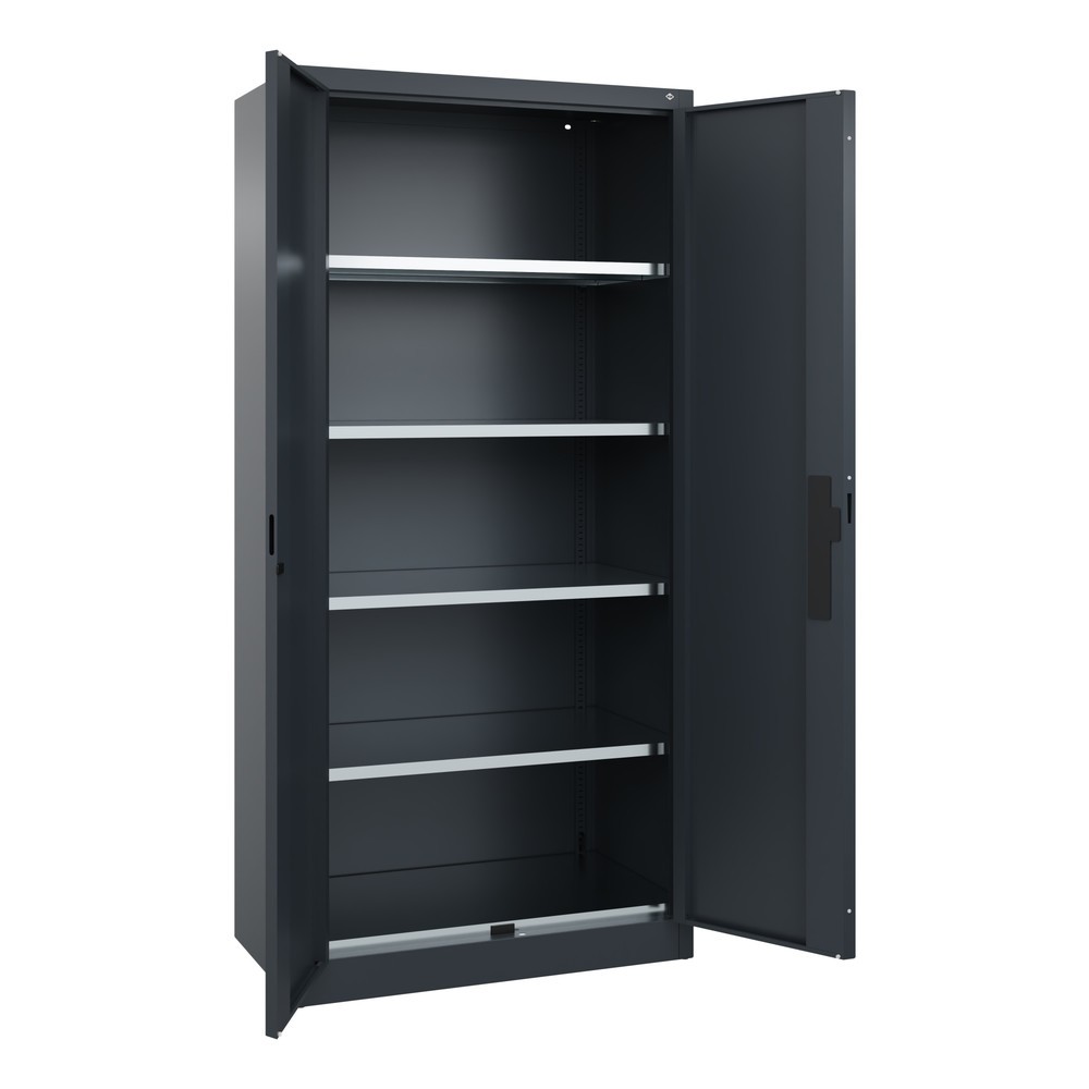 Produktabbildung Nr. 5: Armoire pour charges lourdes C+P avec 4 tablettes, H x l x P 1 950 x 930 x 500 mm, gris anthracite, gris anthracite