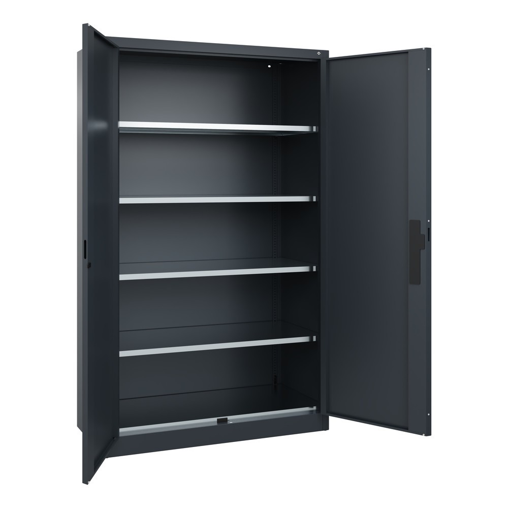 Produktabbildung Nr. 3: Armoire pour charges lourdes C+P avec 4 tablettes, H x l x P 1 950 x 1 200 x 500 mm, gris anthracite, gris anthracite