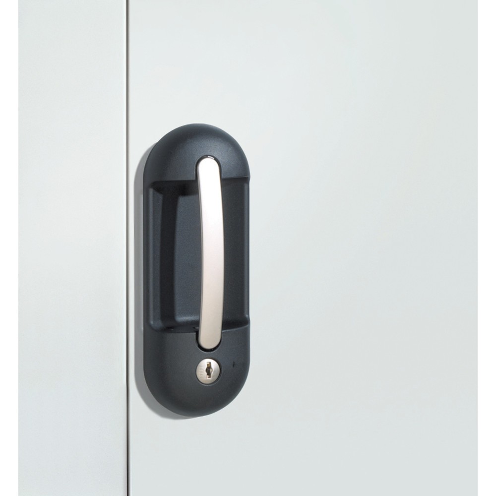 Produktabbildung Nr. 2: Armoire pour charges lourdes C+P avec 4 tablettes, H x l x P 1 950 x 930 x 500 mm, gris clair, gris anthracite