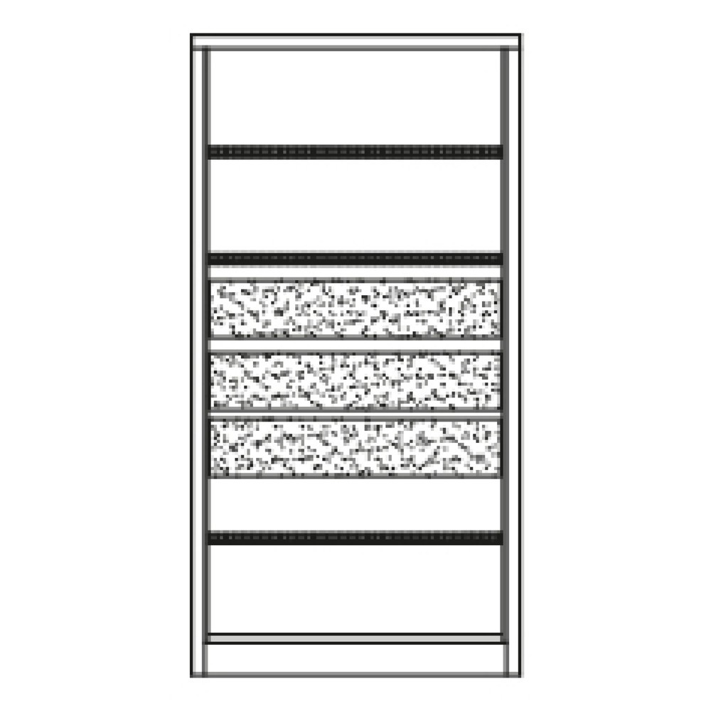 Produktabbildung Nr. 6: Armoire pour charges lourdes PAVOY Premium, 3 tablettes + tiroirs 3 x 175 mm, bleu clair, gris clair