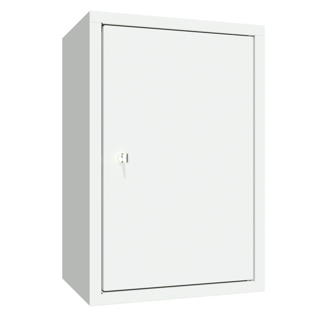 Produktabbildung Nr. 2: Armoire suspendue PAVOY, H x l x P 600 x 400 x 300 mm, paroi arrière perforée, gris clair, gris clair