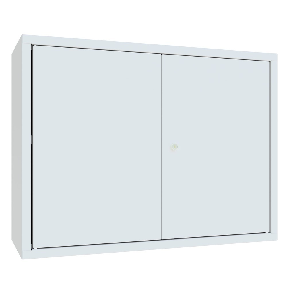 Produktabbildung Nr. 2: Armoire suspendue PAVOY, H x l x P 600 x 800 x 300 mm, paroi arrière perforée, gris clair, gris clair