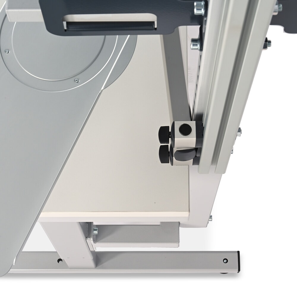 N° de l'image du produit 4 : HEMMDAL Elektrisch höhenverstellbarer Packtisch ERGO 4, Komplett-Set, Tragfähigkeit 300 kg, HxBxT 720-1.220 x 1.600 x 900 mm