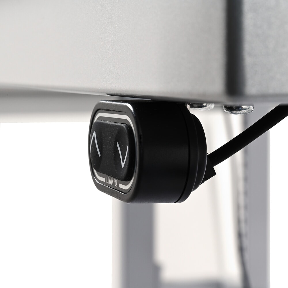 N° de l'image du produit 3 : HEMMDAL Elektrisch höhenverstellbarer Packtisch ERGO 2, Grundtisch, Tragfähigkeit 200 kg, HxBxT 720-1.220 x 1.600 x 750 mm