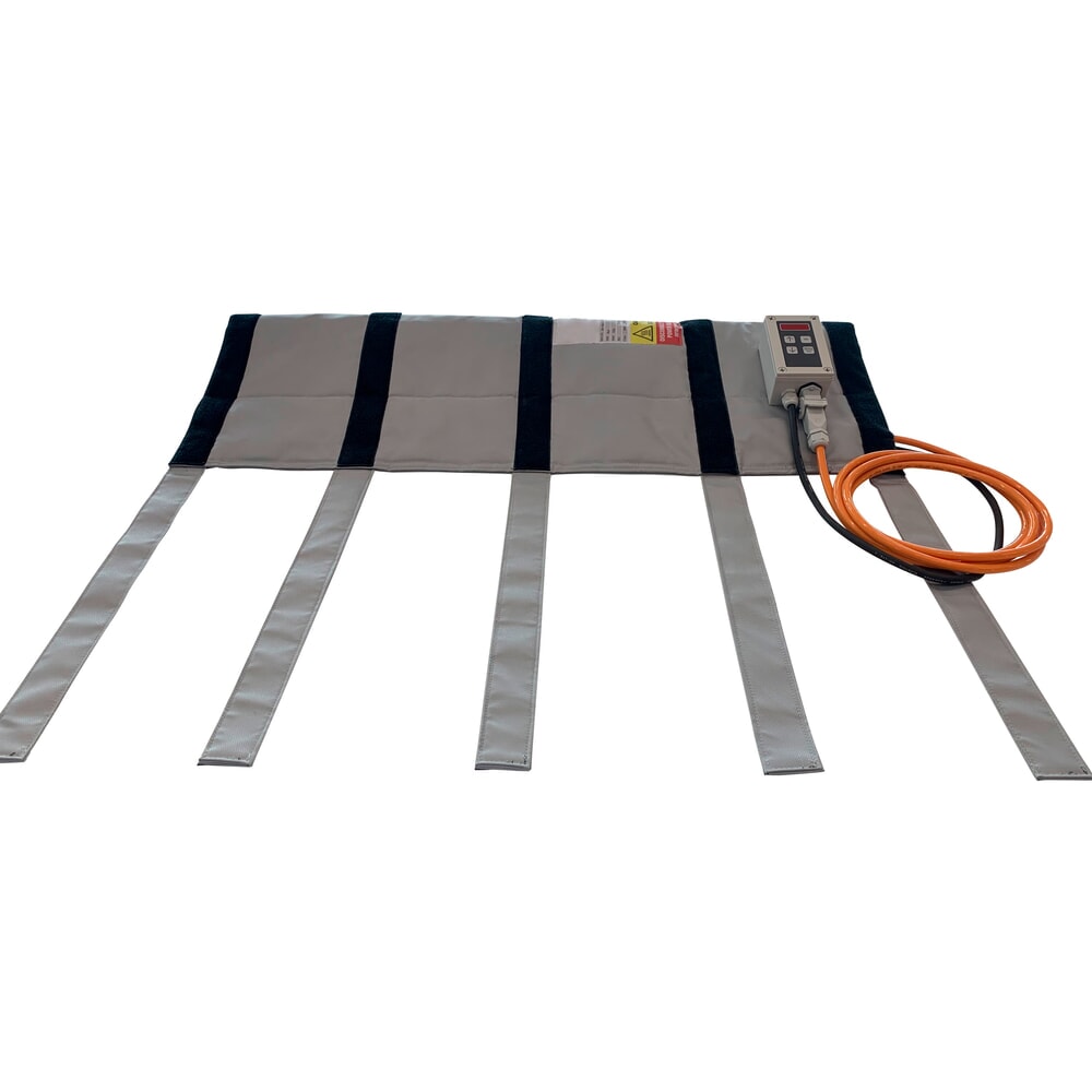 N° de l'image du produit 2 : Kuhlmann Heizmantel für Hochspannungskabel, 230 V mit Temperaturregler 0 - 90 ºC, 750 W, Länge 1 m