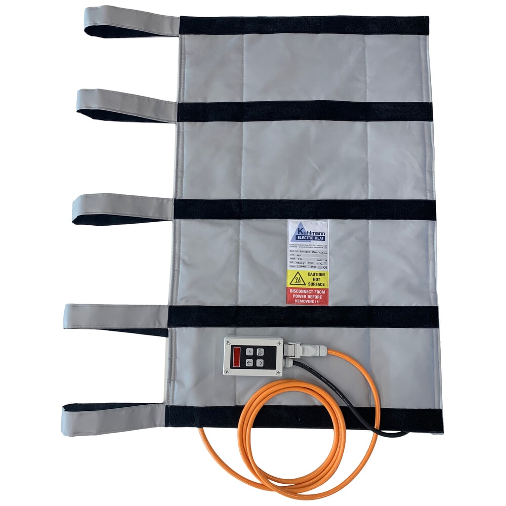 N° de l'image du produit 3 : Kuhlmann Heizmantel für Hochspannungskabel, 230 V mit Temperaturregler 0 - 90 ºC, 750 W, Länge 1 m