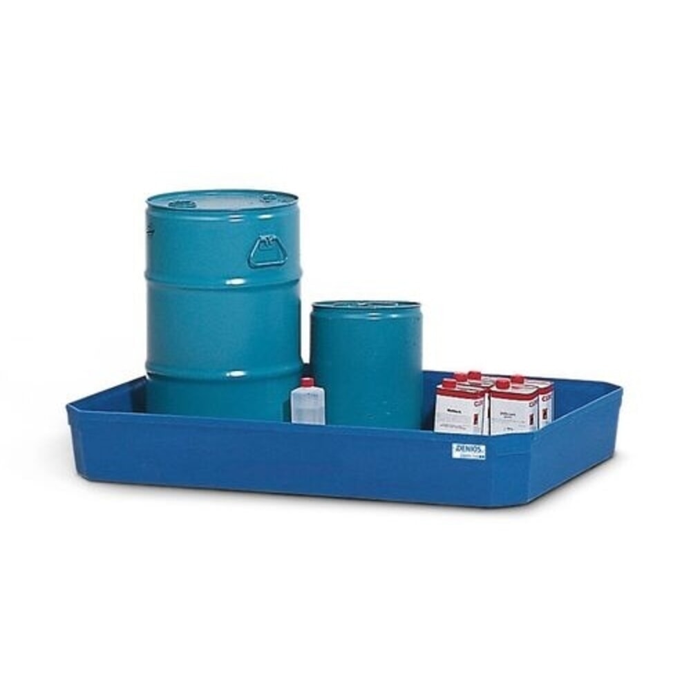 Produktabbildung: Denios Kleingebinde-Auffangwanne classic-line aus PE, Auffangvolumen 130 l, ohne Gitterrost