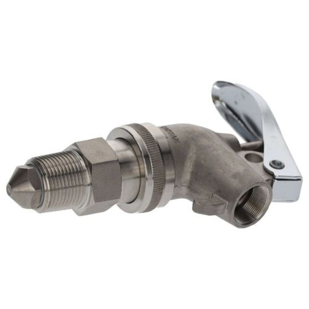 Produktabbildung: Denios selbstschliessender Edelstahlzapfhahn Gewinde-Ø 3/4 Zoll