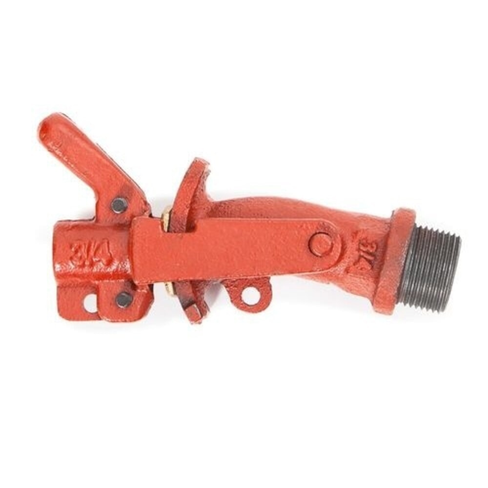 Produktabbildung Nr. 1: Denios Fasshahn aus Grauguss mit Messingverschlussplatte, Gewinde-Ø 3/4 Zoll