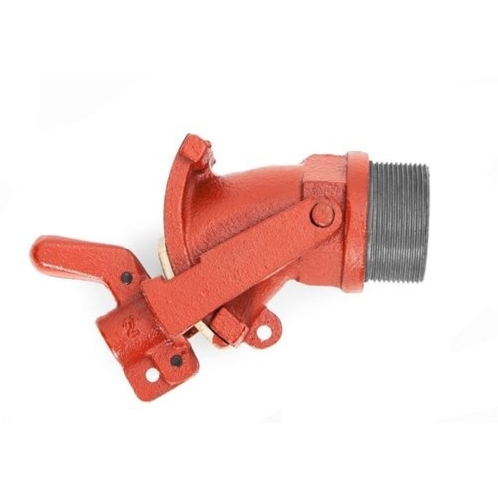 Produktabbildung: Denios Fasshahn aus Grauguss mit Messingverschlussplatte, Gewinde-Ø 2 Zoll