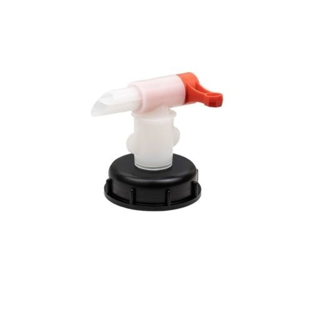 Produktabbildung: Denios Auslaufhahn für Kunststoffgebinde H 71, Gewinde-Ø 72 mm