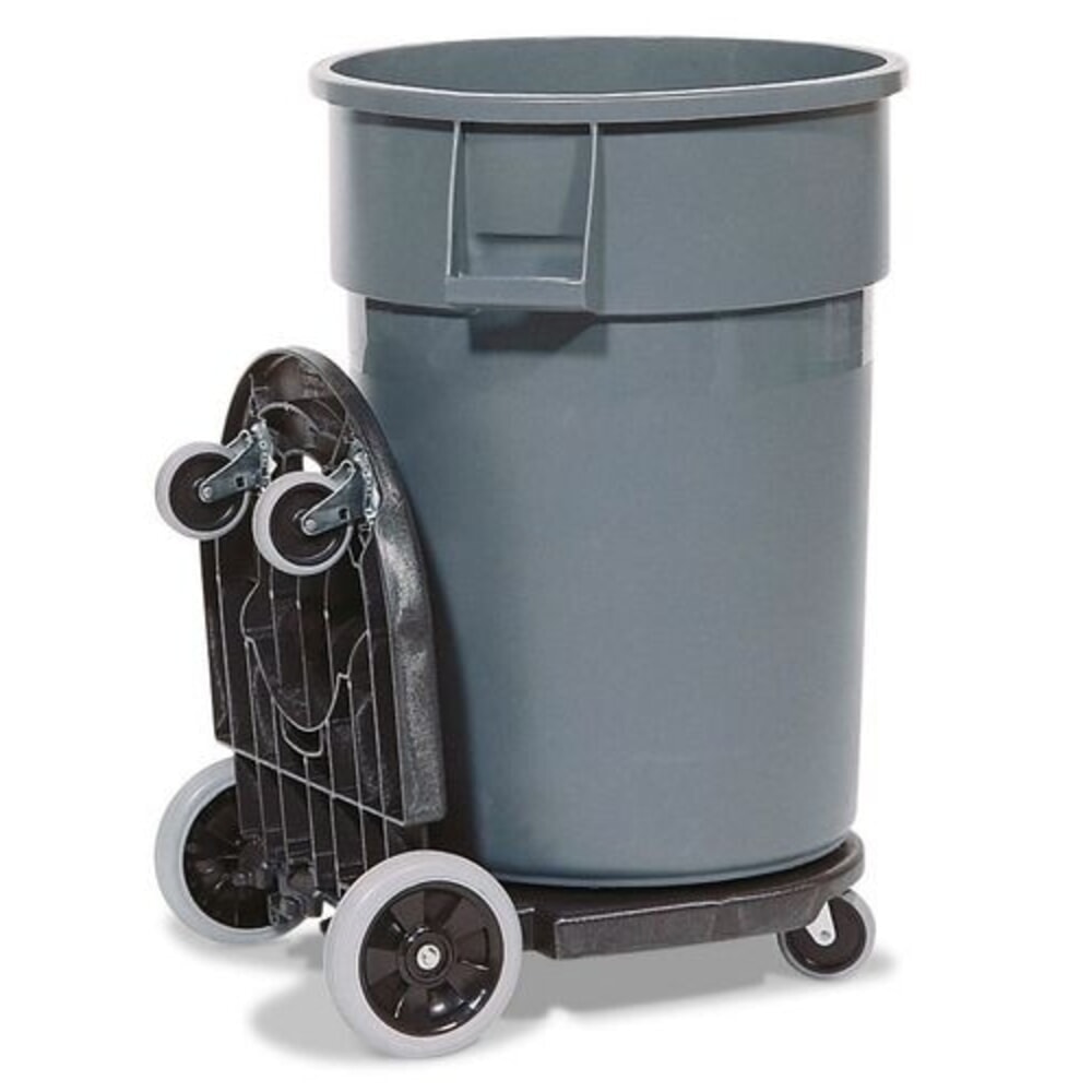 Illustration du produit: Denios Wertstoffsammler Vorrats- und Entsorgungswagen DENSORB mit 2 Behältern (120 und 170 l)