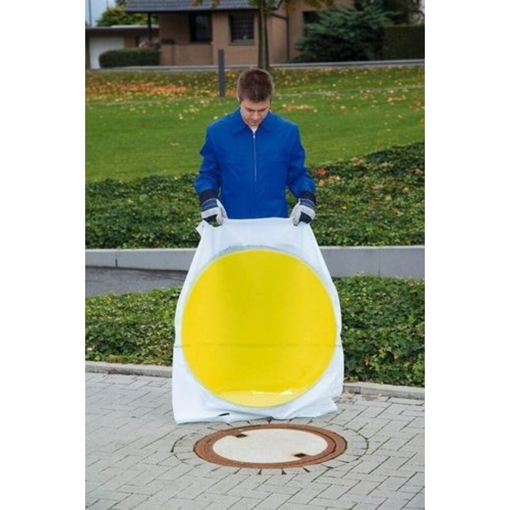 Produktabbildung: Denios Kanalschutz Abdichtmatte, runde Form, Höhe 8 mm, Ø 450 mm