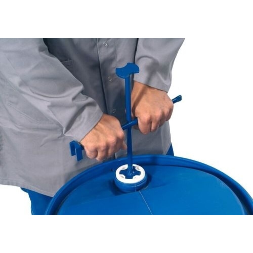 N° de l'image du produit 1 : Denios Kreuz-Fassschlüssel, Stahl, lackiert, zum Öffnen der gängigsten Fassverschlüsse