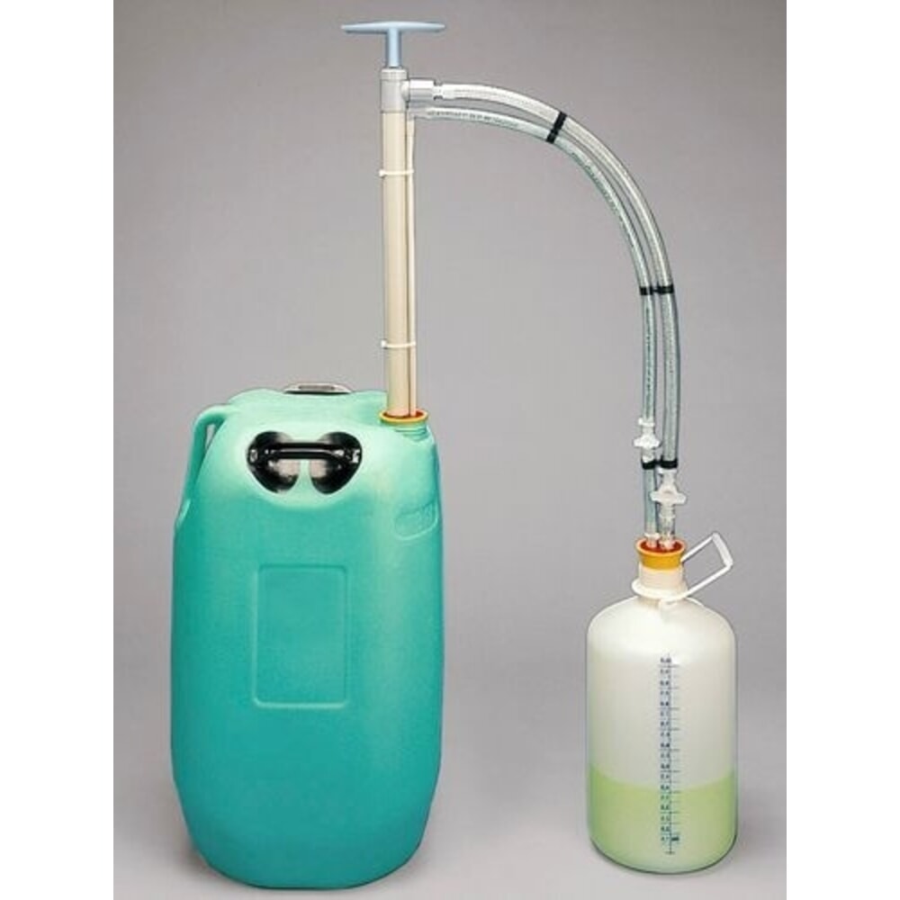 N° de l'image du produit 1 : Denios Fasspumpe aus Polypropylen, gasdicht, mit Universal-Adapter