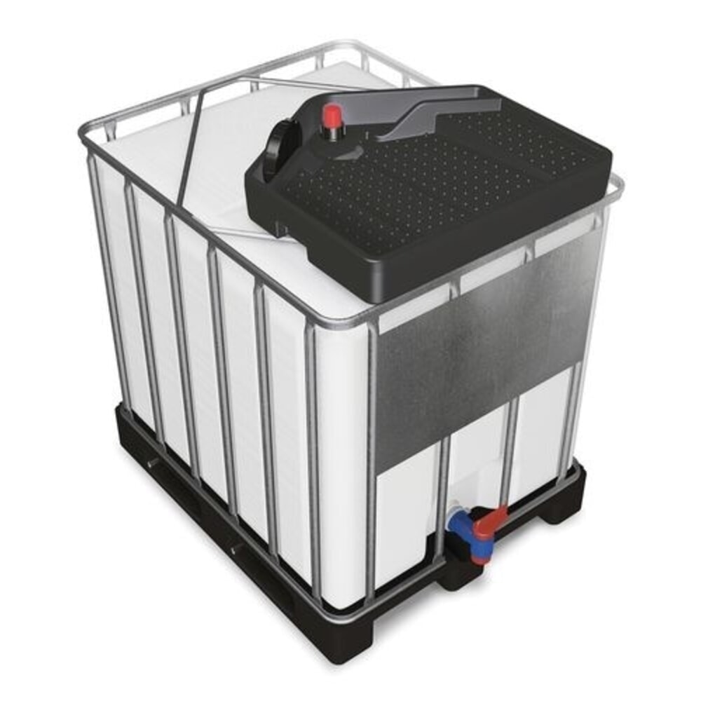 Illustration du produit: Denios Fasstrichter für IBC FALCON aus PE, 15 l, eckig, Ablauföffnung Ø 145 mm