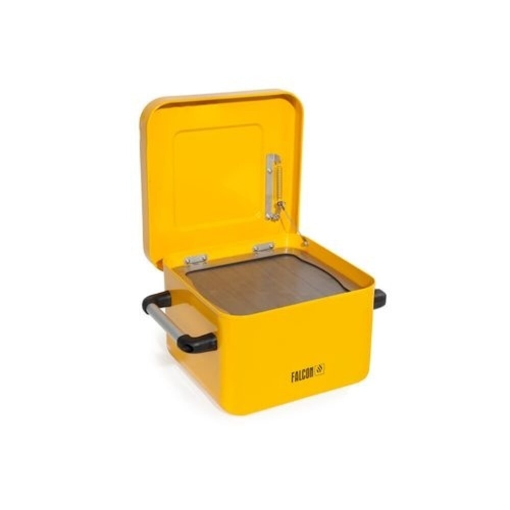 Produktabbildung Nr. 1: Denios Kleinteilereiniger FALCON aus Stahl, Erdungsanschluss, lackiert, mit Eintauchsieb, 10 l