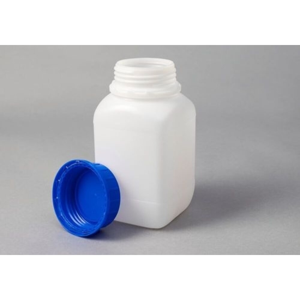 Produktabbildung Nr. 1: Denios Weithalsflaschen aus HDPE, eckig, natur-transparent, 1500 ml, UN, 6 Stück