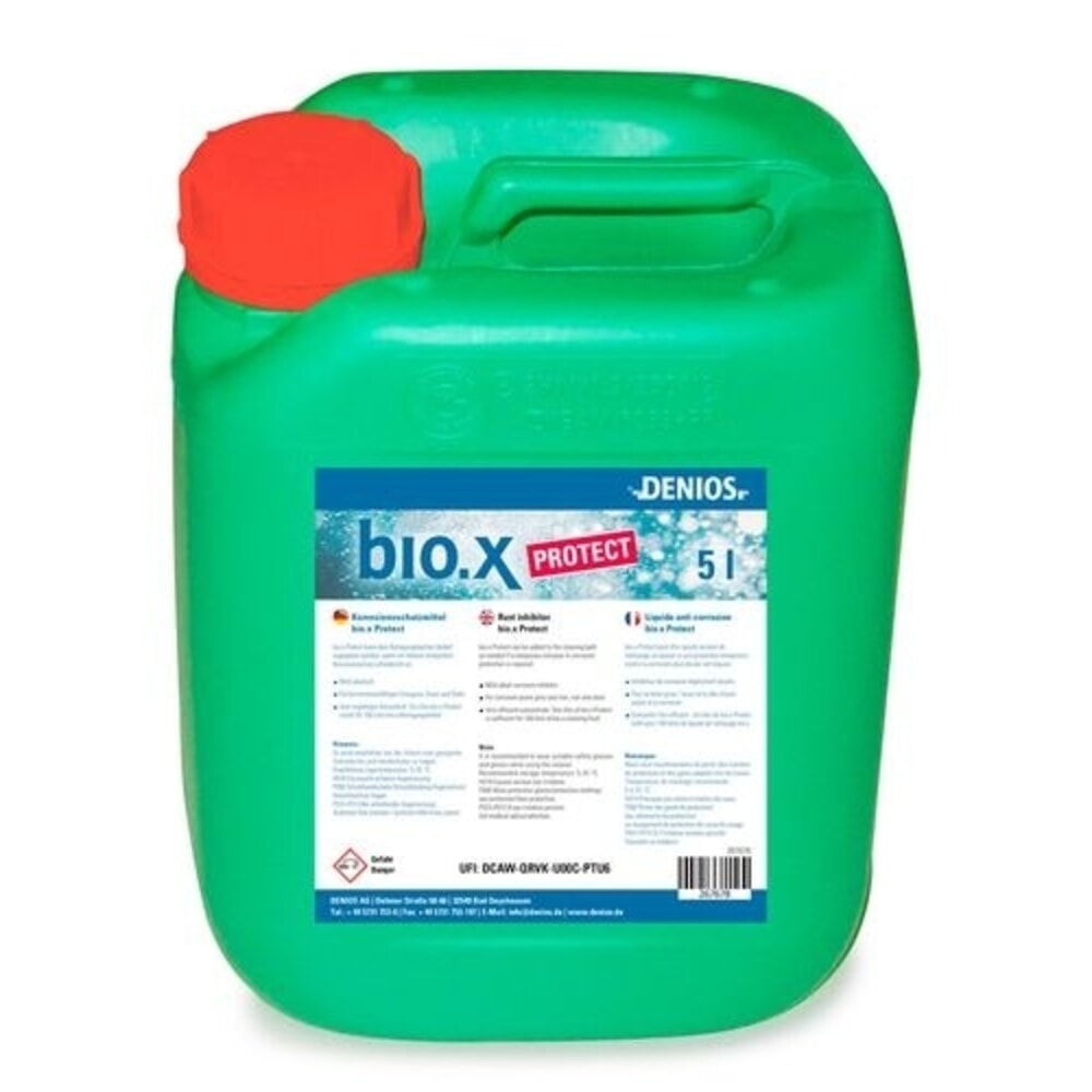 Produktabbildung Nr. 1: Denios Korrosionsschutzmittel bio.x Protect, 5 l, Additiv für bio.x Reinigungsbäder