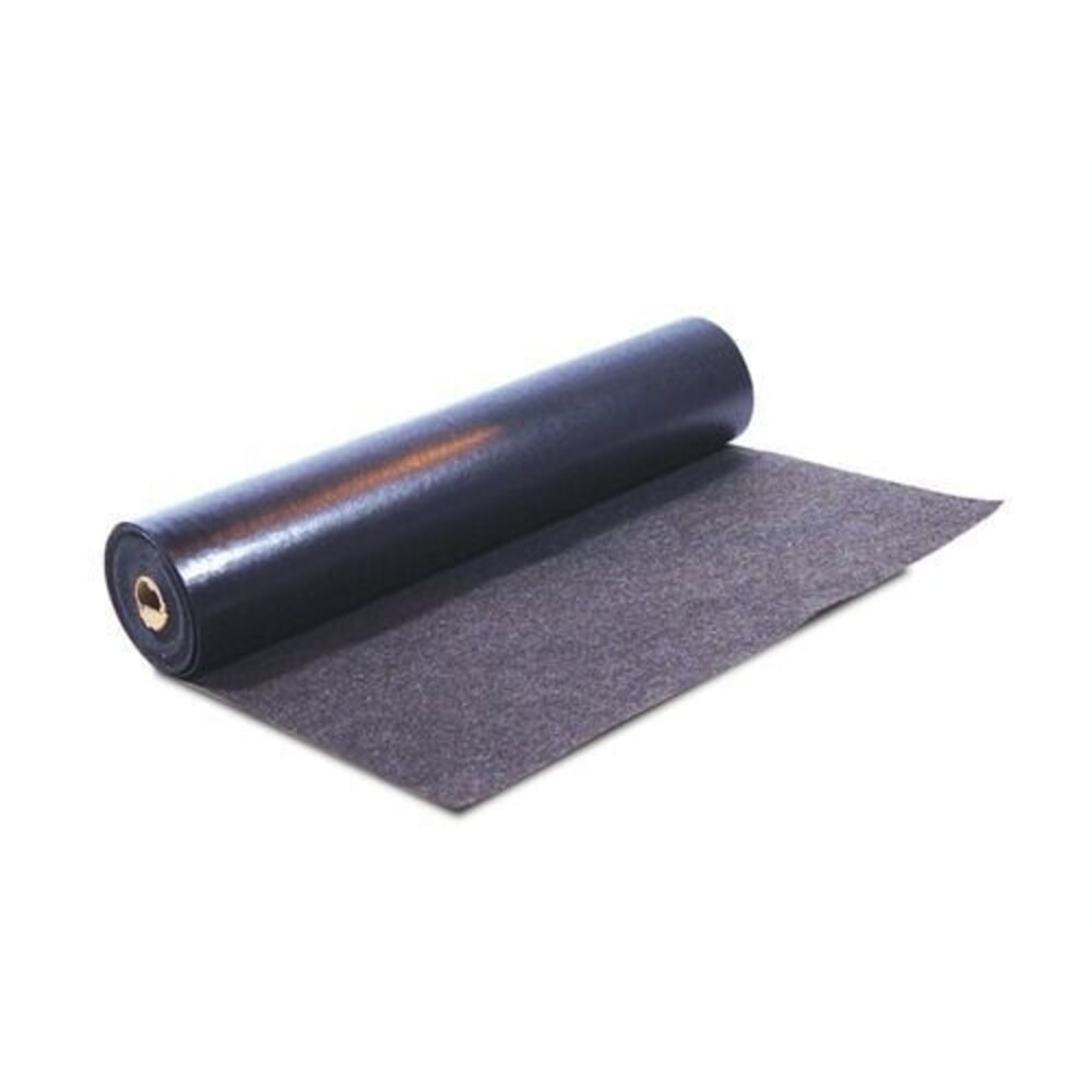N° de l'image du produit 1 : Denios rouleau de protection de sol en absorbant DENSORB Extra en polyéthylène (PE), avec revêtement en polyéthylène (PE) noir, 91 cm x 15 m