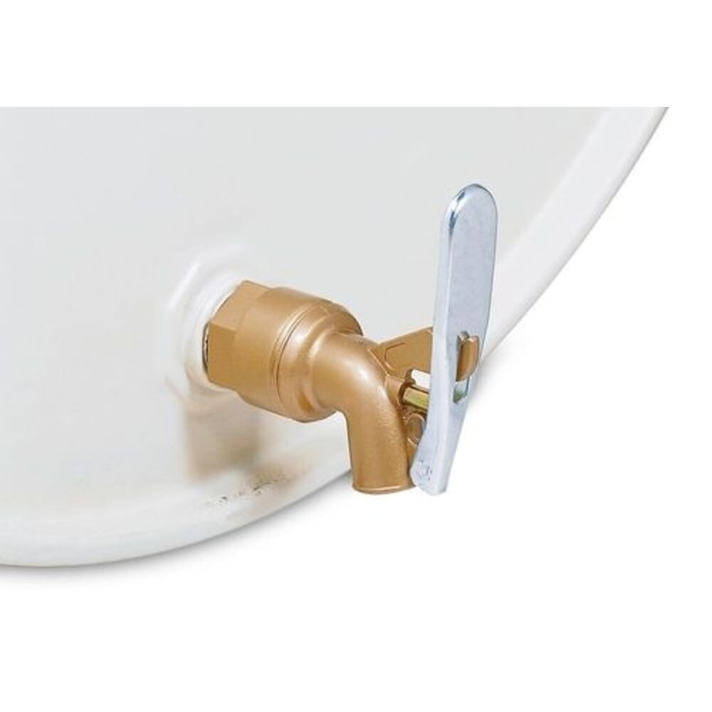 Produktabbildung Nr. 2: Denios selbstschliessender Feindosierhahn aus Zinkspritzguss, Gewinde-Ø 3/4 Zoll