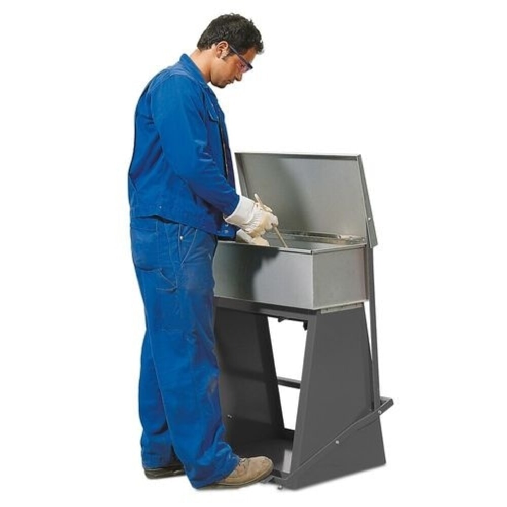 N° de l'image du produit 2 : Denios Teilereiniger FALCON  mit Tauchbehälter, 45 l