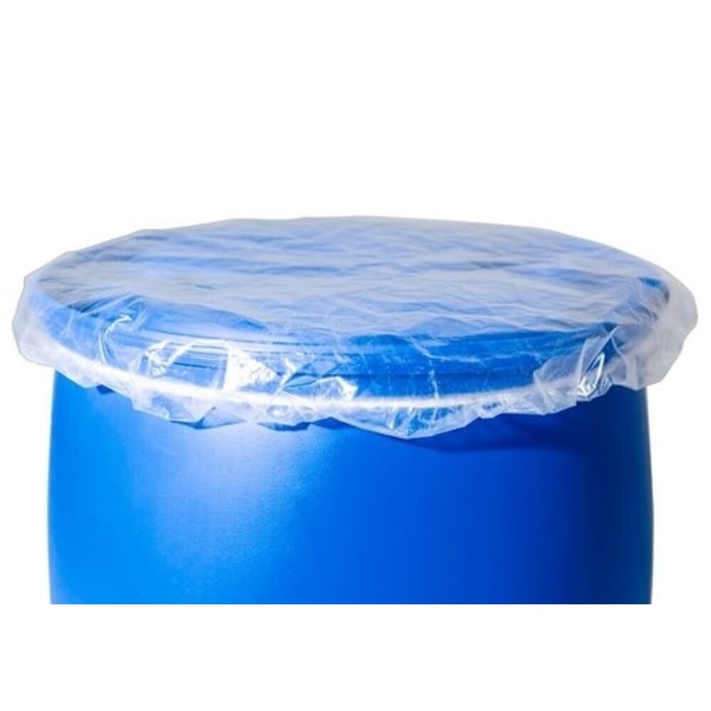 N° de l'image du produit 2 : Fasshaube für Denios Fässer mit Durchmesser bis 620 mm, transparent, 10 Stück