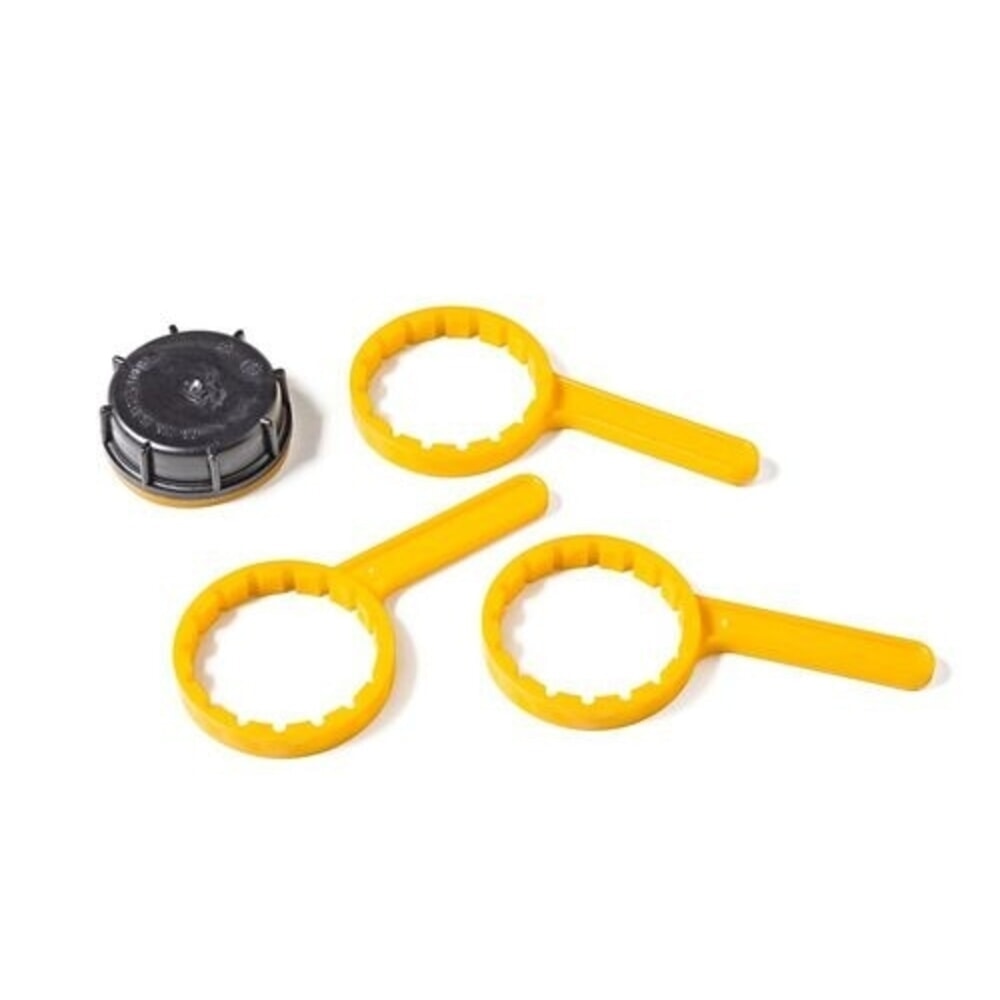 N° de l'image du produit 2 : Denios Öffner für Schraubdeckel DIN70, Ringschlüssel aus Kunststoff DN70