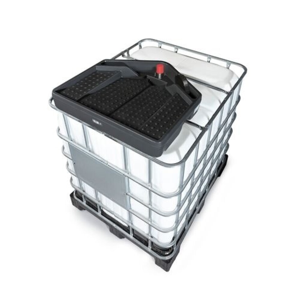 N° de l'image du produit 2 : Denios Fasstrichter für IBC FALCON aus PE, 15 l, eckig, Ablauföffnung Ø 145 mm