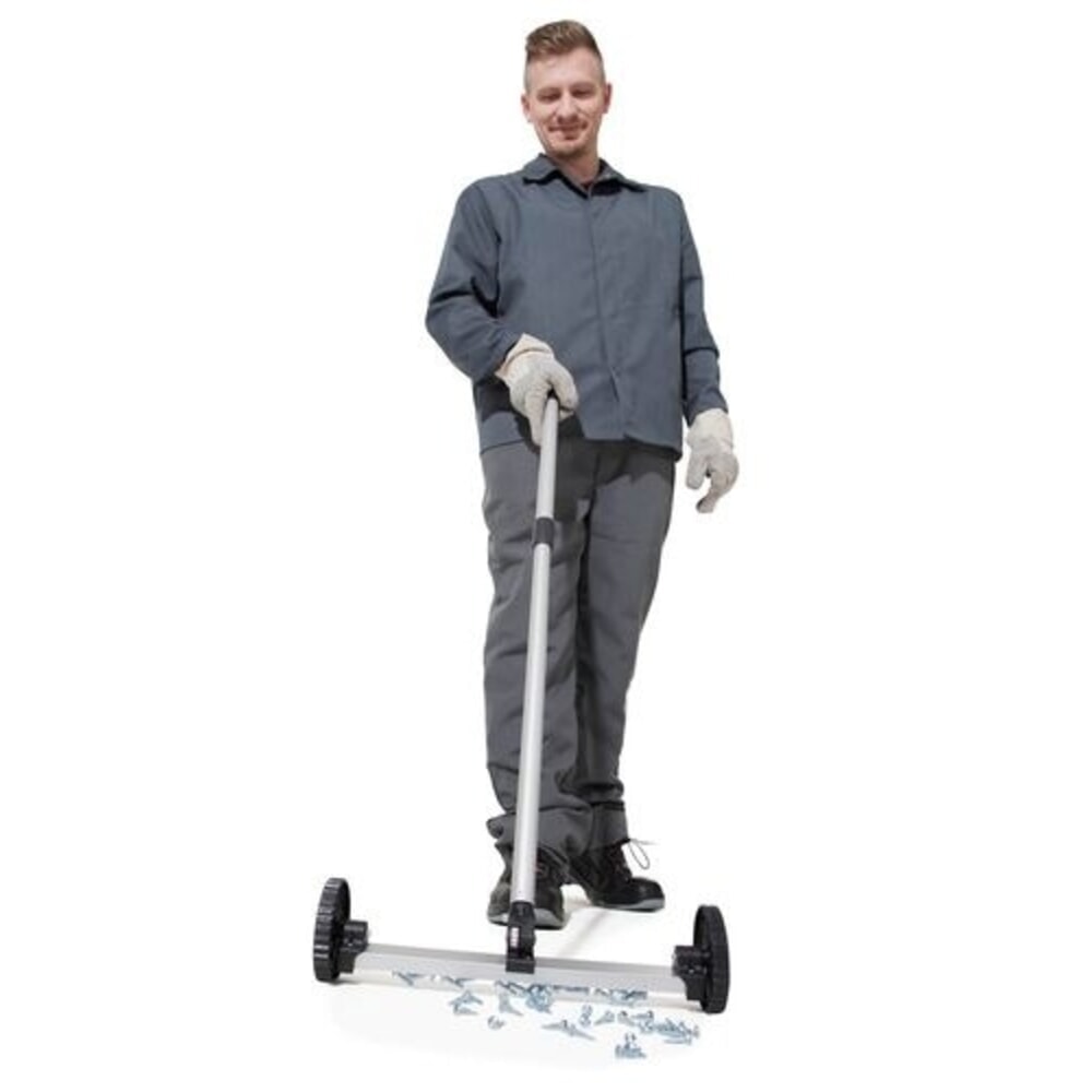 Produktabbildung Nr. 2: Denios Magnetbesen mit verstellbarem Teleskopstiel