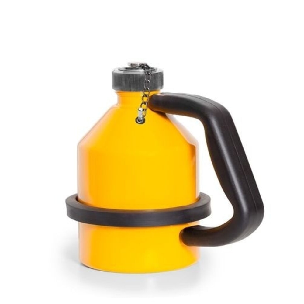 N° de l'image du produit 2 : Denios Sicherheitskanne FALCON aus Stahl, Erdungsanschluss, lackiert, Schraubkappe, 1 l