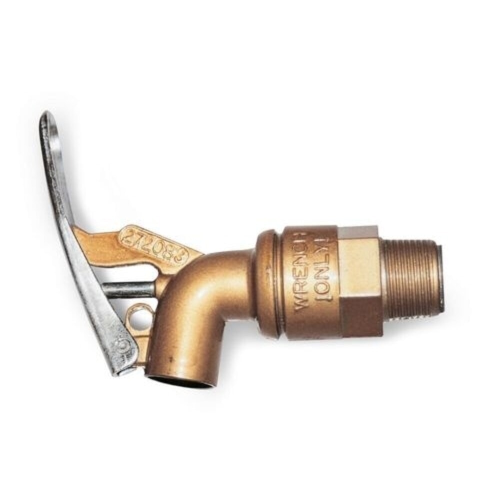 Produktabbildung Nr. 3: Denios selbstschliessender Feindosierhahn aus Zinkspritzguss, Gewinde-Ø 3/4 Zoll