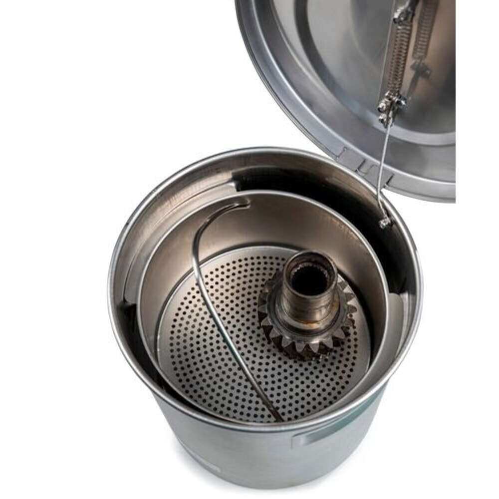 N° de l'image du produit 3 : Denios FALCON Teilekorb aus Edelstahl, für 8 l Behälter