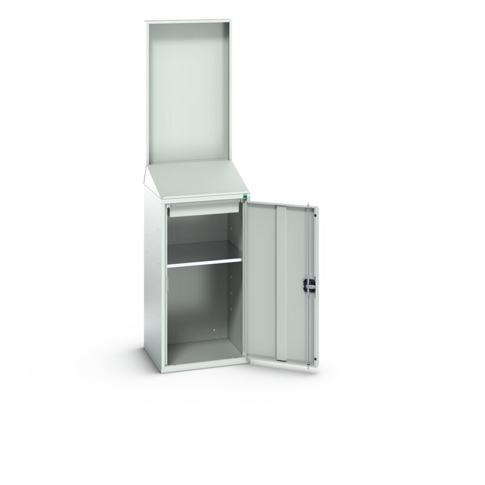Produktabbildung Nr. 2: bott verso Economy Pult mit glatter Rückwand, mit 1 Fachboden, 1 Schublade, BxTxH: 525 x 550 x 2000 mm