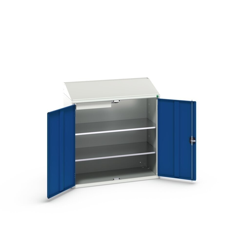N° de l'image du produit 2 : bott Pupitre verso Economy, avec 2 tablettes et 1 tiroir, lxPxH : 1 050 x 550 x 1 130 mm