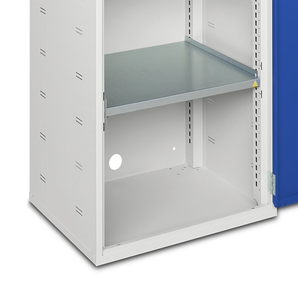 N° de l'image du produit 5 : bott verso Armoire informatique avec compartiment pour écran, avec armoire suspendue, 1 tablette, 1 étagère, lxPxH : 650 x 550 x 1 650 mm