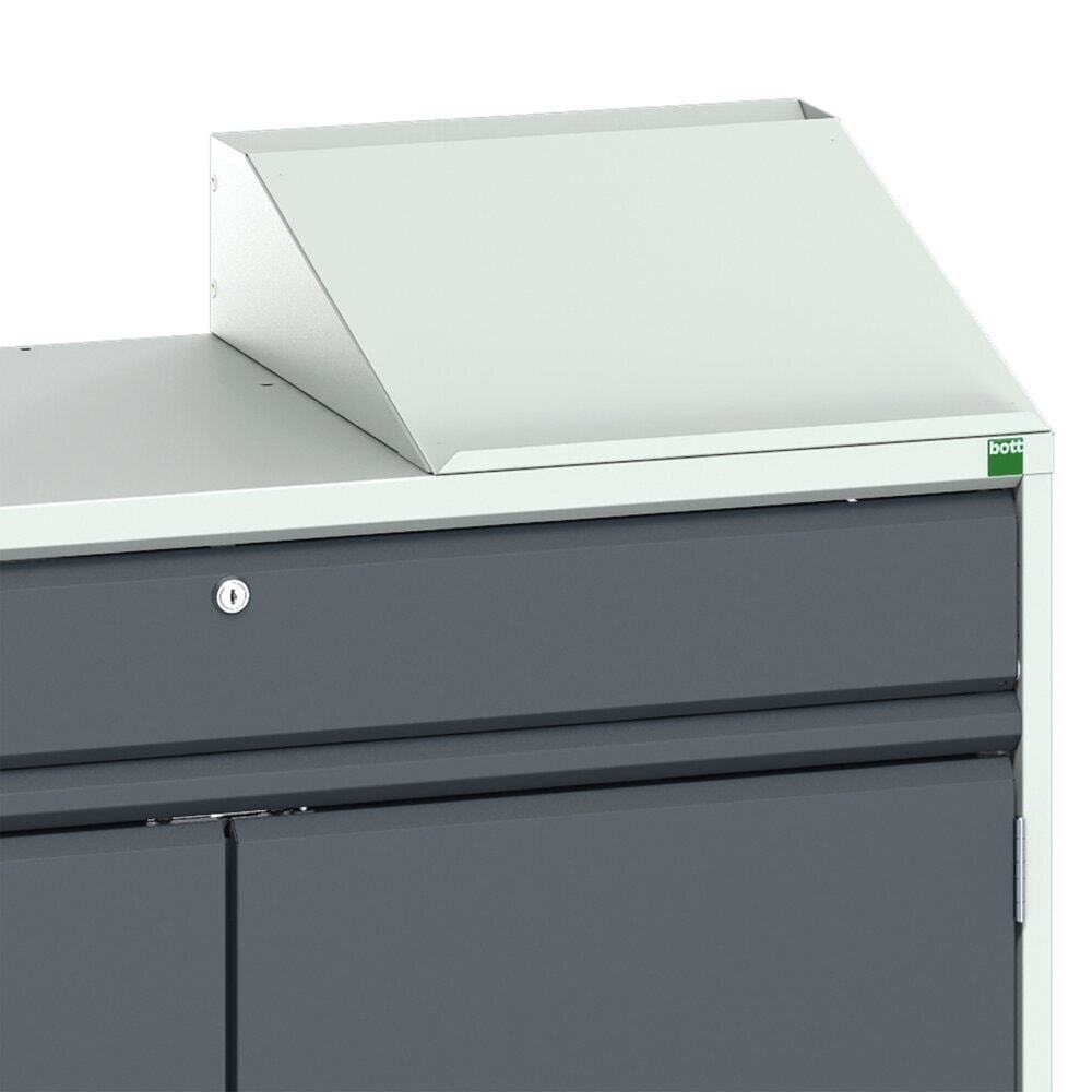 N° de l'image du produit 5 : bott Armoire informatique verso, avec 1 tablette et 1 étagère, lxPxH : 1 050 x 550 x 1 130 mm