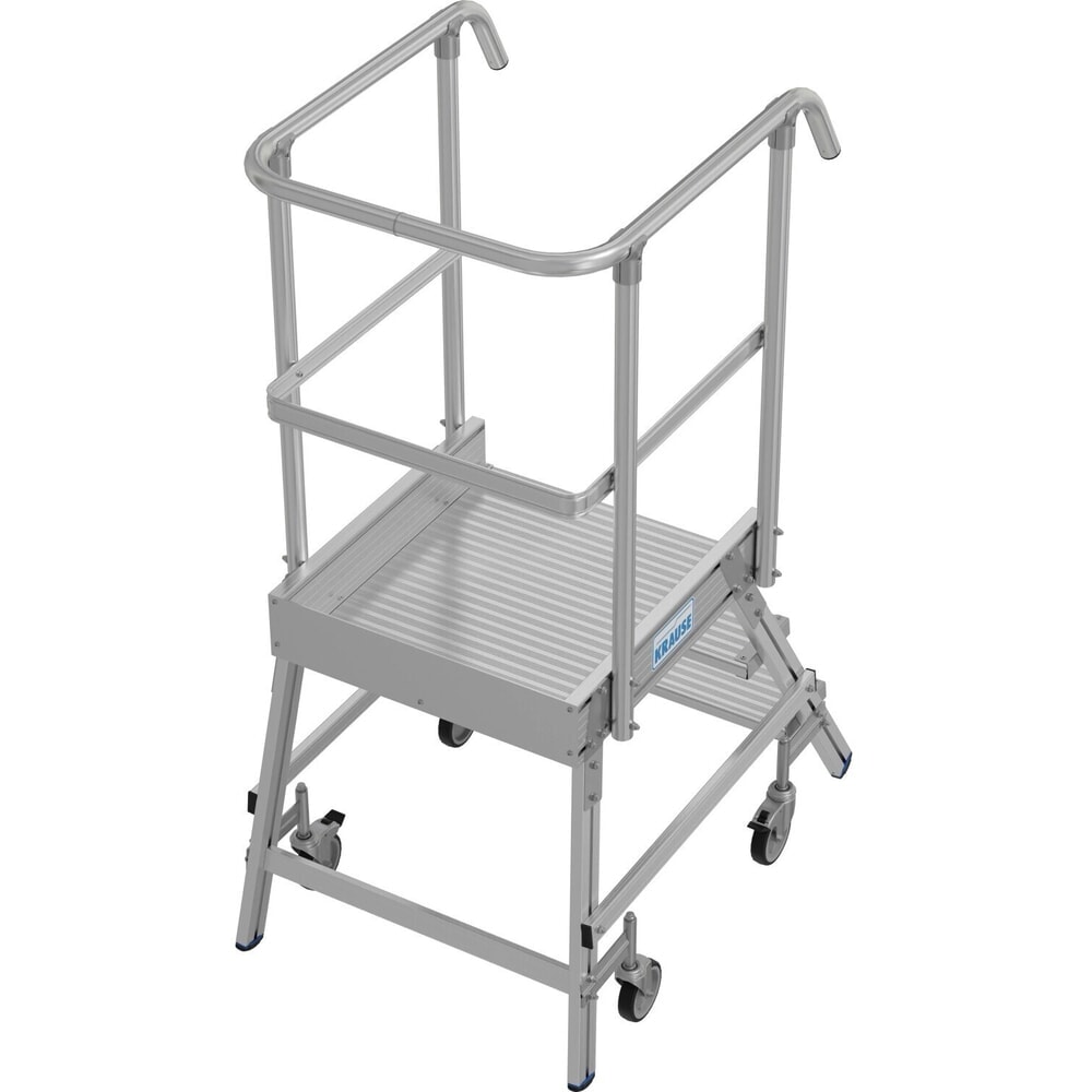 N° de l'image du produit 8 : Échelle à plate-forme KRAUSE®, mobile, hauteur déployée 0,70 m