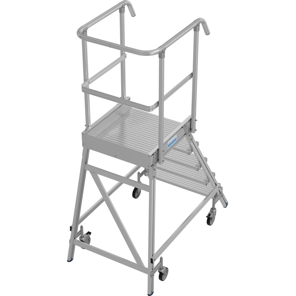 Produktabbildung Nr. 10: KRAUSE® STABILO Podesttreppe, 1-seitig, verfahrbar, Standhöhe 1,20 m