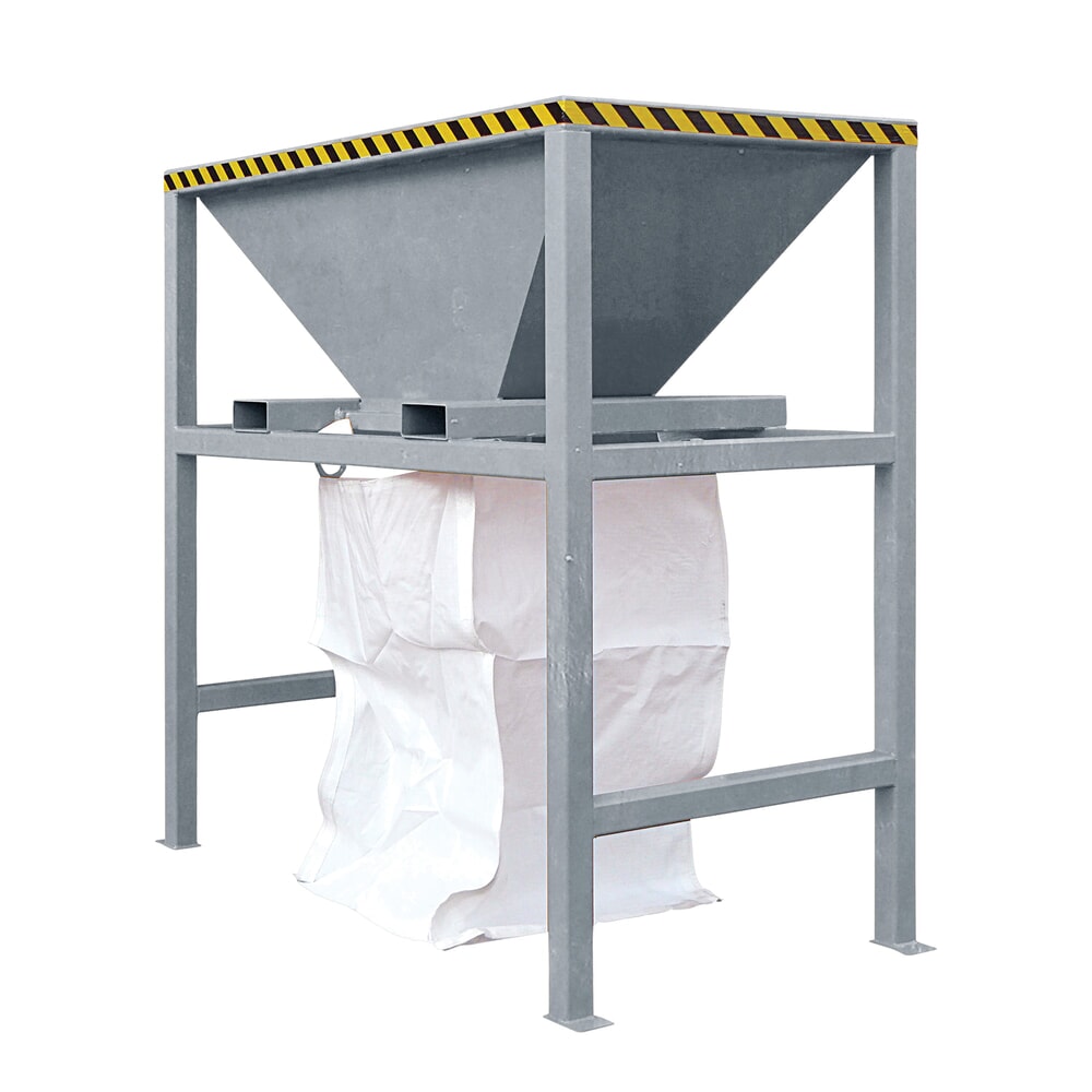 Produktabbildung Nr. 5: Eichinger® Übergabe-Silo mit Einfahrtaschen, Standgestell, feuerverzinkt