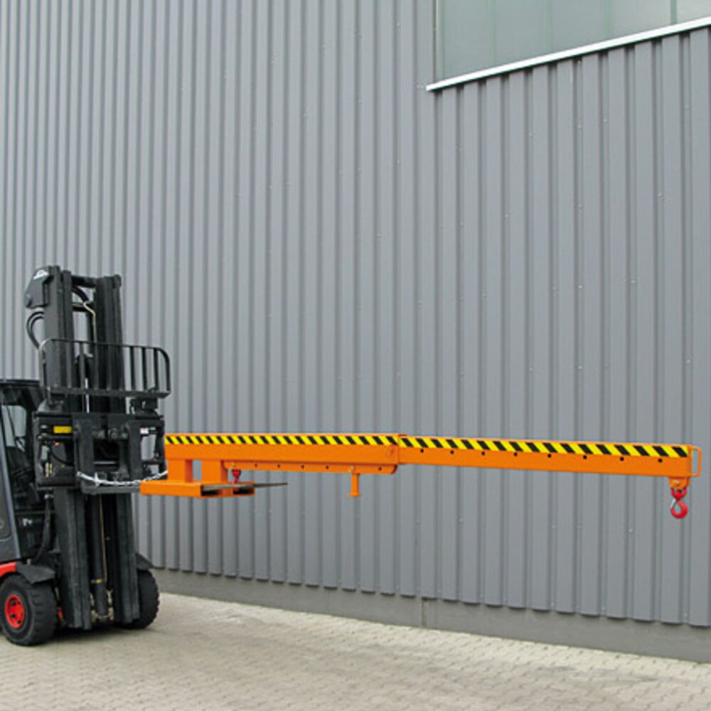 N° de l'image du produit 7 : Eichinger® Bras de grue télescopique, 2 500 kg, orangé pur