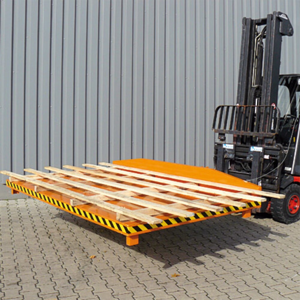 N° de l'image du produit 11 : Eichinger® Plate-forme de collecte, Lxl 2 500 x 1 790 mm, bleu gentiane