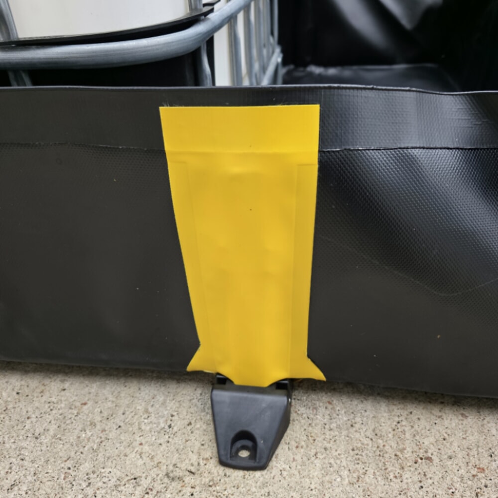 Produktabbildung Nr. 2: Steinbock® Faltbare Auffangwanne Ultra aus PVC, HxBxT 305 x 6.100 x 6.100 mm, Auffangvolumen 11.318 l