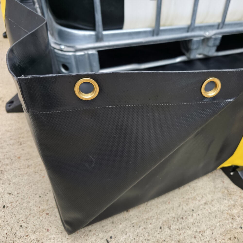 Produktabbildung Nr. 3: Steinbock® Faltbare Auffangwanne Ultra aus PVC, HxBxT 305 x 6.100 x 6.100 mm, Auffangvolumen 11.318 l